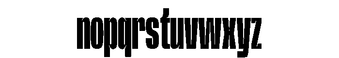 Base Neue Trial Super Cn SmBd Font LOWERCASE