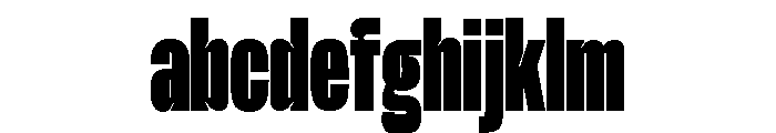 Base Neue Trial Super Cn XBd Font LOWERCASE