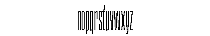 Base Neue Trial Super Cn XLt Font LOWERCASE