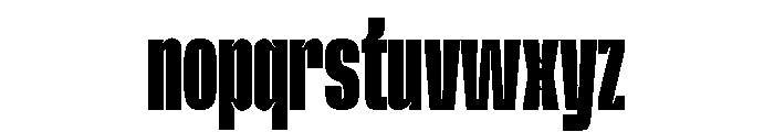 Base Neue Trial Super Cond Bold Font LOWERCASE