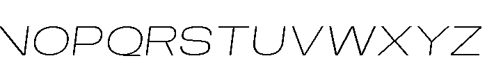 Base Neue Trial Super Exp ExLt Font UPPERCASE