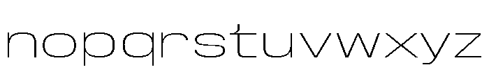 Base Neue Trial Super Exp ExtLt Font LOWERCASE