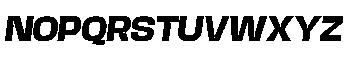 Base Neue Trial Wide ExBd Obl Font UPPERCASE