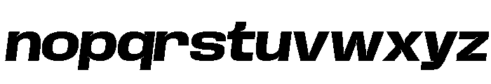 Base Neue Trial Wide ExBd Obl Font LOWERCASE