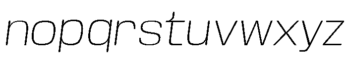 Base Neue Trial Wide ExLt Obl Font LOWERCASE