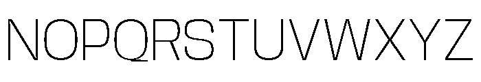 Base Neue Trial Wide ExtLt Font UPPERCASE