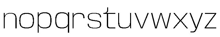 Base Neue Trial Wide ExtLt Font LOWERCASE