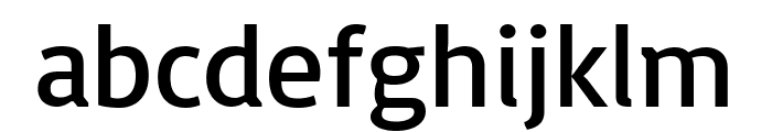 Basic Regular Font LOWERCASE