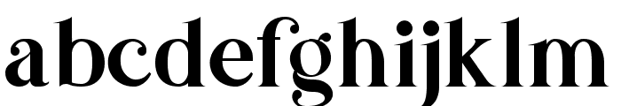 Basics Serif Free Regular Font LOWERCASE