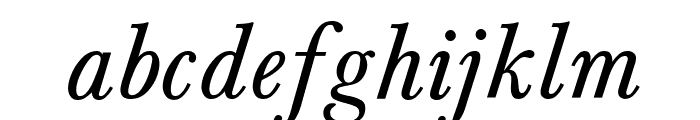 Baskerville-Normal-Italic Font LOWERCASE