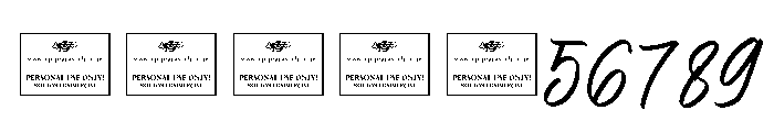 Baslina Free Regular Font OTHER CHARS