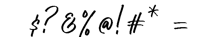 Baslina Free Regular Font OTHER CHARS