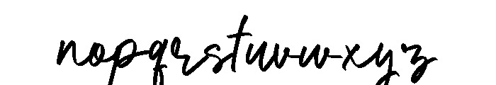 Baslina Free Regular Font LOWERCASE