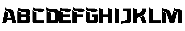 Bassunpersonaluse-Regular Font UPPERCASE