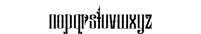 Bastille Vredeburg Demo Font LOWERCASE