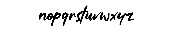 Bastore Font LOWERCASE