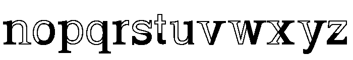 Basvetica Font LOWERCASE
