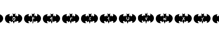 Bat Ben Font LOWERCASE