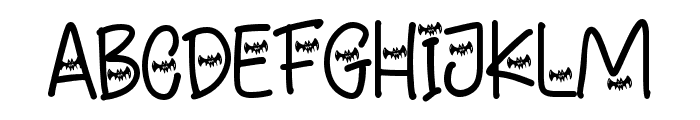 Bat Ghost - Personal Use Font UPPERCASE