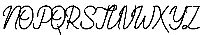 Batherly Demo Font UPPERCASE