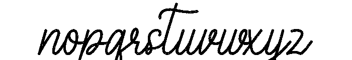 Batherly Demo Font LOWERCASE