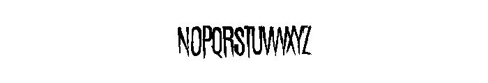 BathinginAcid Font UPPERCASE