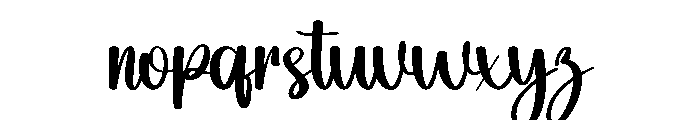 Bathroom Font LOWERCASE