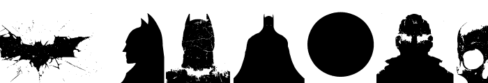Batman Evolution Logo Font Font LOWERCASE