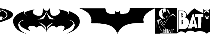 Batman The Dark Knight Font OTHER CHARS