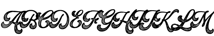 Batrider-Textured Font UPPERCASE