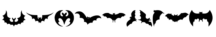 Bats Font OTHER CHARS