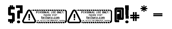 Battlechips Font OTHER CHARS