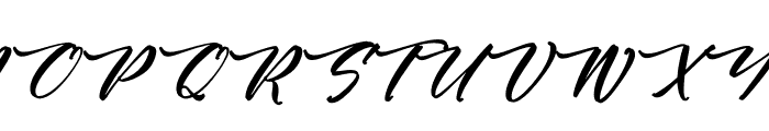 Battrich Delighta DEMO VERSION Italic Font UPPERCASE