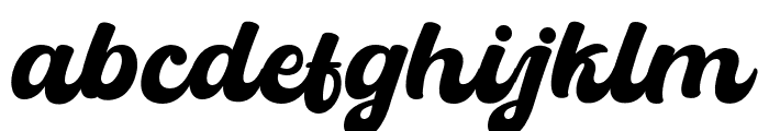 BatuphatScript-Regular Font LOWERCASE