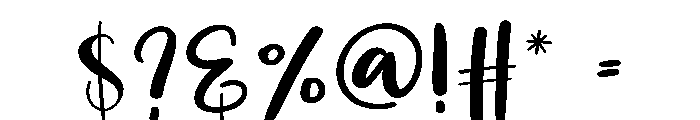 Bauble Font OTHER CHARS