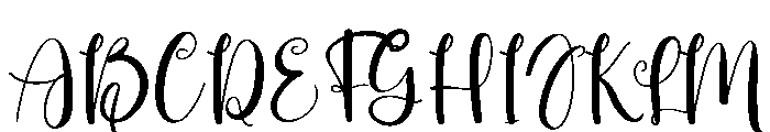 Bauble Font UPPERCASE