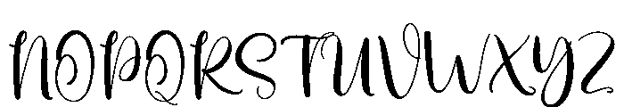 Bauble Font UPPERCASE