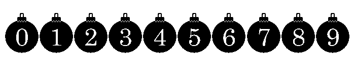 Bauble_Monogram Font OTHER CHARS