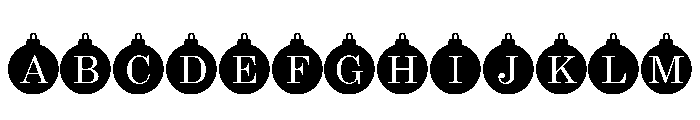 Bauble_Monogram FONT