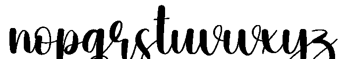Bauble Font LOWERCASE