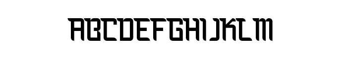 Bauchaomaicha Regular Font UPPERCASE