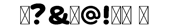 Bauhaus Lace Rnd Display Bold Font OTHER CHARS