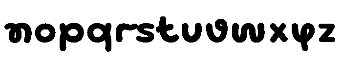 Bauhaus Lace Rnd Display Bold Font LOWERCASE