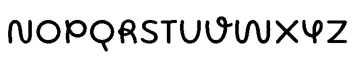 Bauhaus Lace Rnd Display Regular Font UPPERCASE