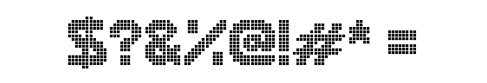 Bauhaus Olga 1933 Bold Regular Font OTHER CHARS