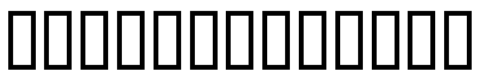 Baum Font LOWERCASE