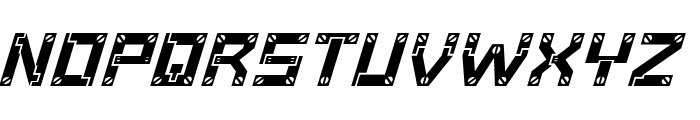 Baumarkt Italic Font LOWERCASE