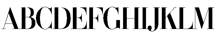 Bavex Font UPPERCASE