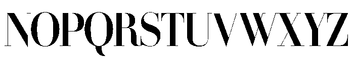 Bavex Font UPPERCASE