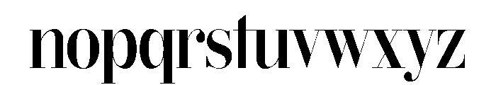 Bavex Font LOWERCASE